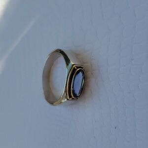 925 18k Iolite ring